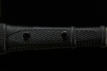 Knight Sword handle grip, textured surface, ergonomic design, comfortable hold.