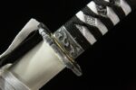 Mermaid sword, blade, handle, precise connection, black habaki, collectible detail