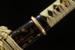 Battle of Shadows Wakizashi tsuba and handle joint, precise fitting craftsmanship