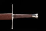 Brown European Sword guard and handle joint, simple design and material