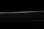 Knight Sword scabbard body, black texture, sleek profile, secure protection.