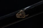 Kill Bill Hattori Hanzo Katana scabbard partial pattern, gold embellishment, highlighting unique design