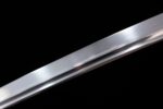 Flower Phantom Blade Katana blade close-up, revealing metallic sheen and elegant curve