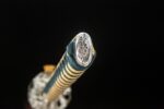 Warrior Soul handle end detail, golden pommel decoration and wrapping finish