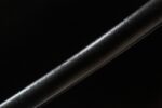 Buddha and Demon Sword scabbard, dark matte surface, smooth lines, simple and elegant