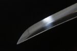 Emperor's Golden Blade sharp blade tip close-up, showcasing its excellent piercing capability and fine edge profile