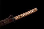 Samurai Sword Training Wooden Sword AB Type tsuka-ito wrap and samegawa handle detail, training samurai sword, wooden samurai sword, wooden training samurai sword