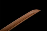 Samurai Sword Training Wooden Sword AB Type wooden blade tip curvature detail, training samurai sword, wooden samurai sword, wooden training samurai sword