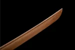 Samurai sword training wooden sword AB type wooden blade tip detail, training katana, wooden katana, wooden training katana