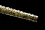 KATANA Training Wooden Sword E scabbard floral-pattern detail in gold and black, training samurai sword, wooden samurai sword