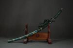 Green Devil’s Sword Sturdy Wooden Stand