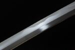 Red Night Sword blade middle, close-up showing fine blade polishing