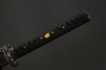 Dark Plum Katana hilt, black handle